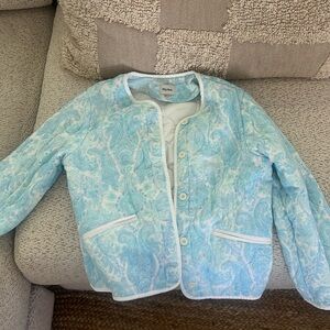 Rhythm Light Blue Paisley Jacket